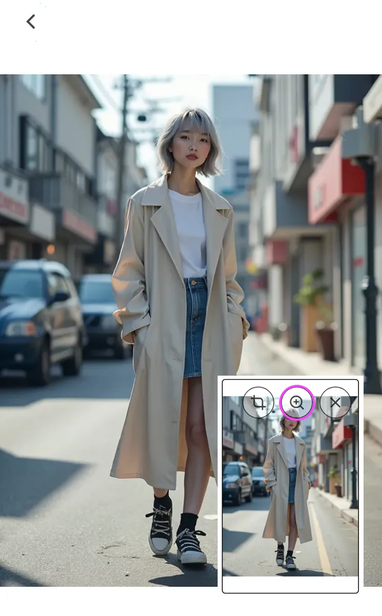 拡大表示（確認に便利）